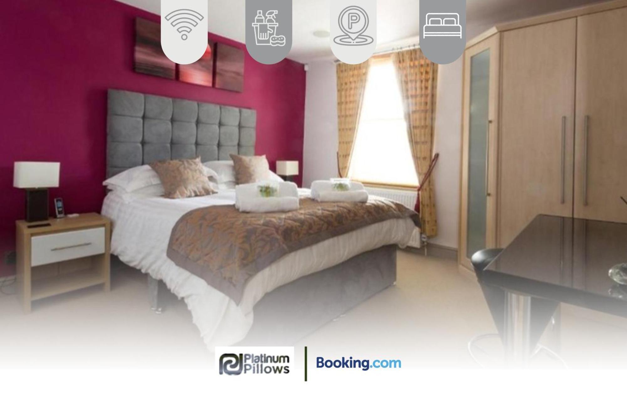 Modern Oxford 4 Bedroom Apartment, Contractor Accommodation, Walkable Into City Centre, Weekly & Monthly Deals ภายนอก รูปภาพ